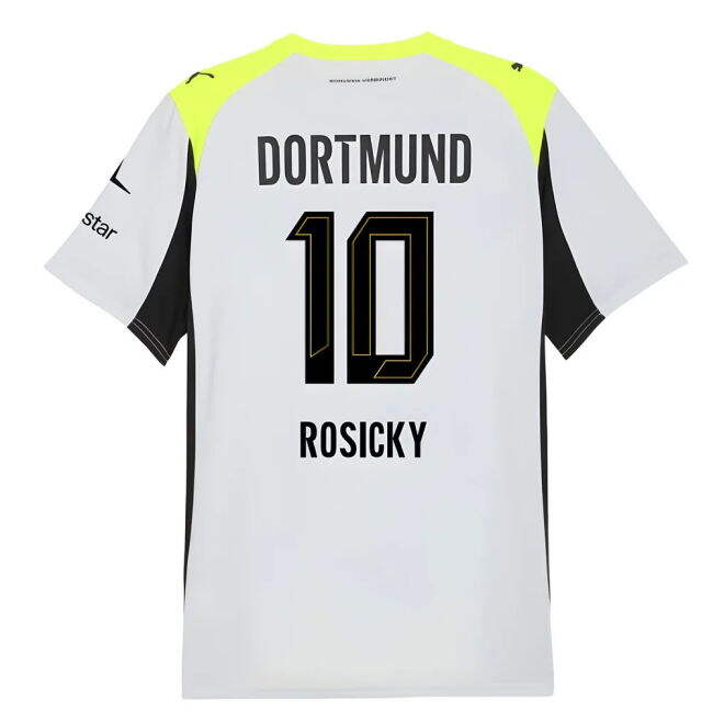 2025-2026 Borussia Dortmund Away Shirt (Rosicky 10)