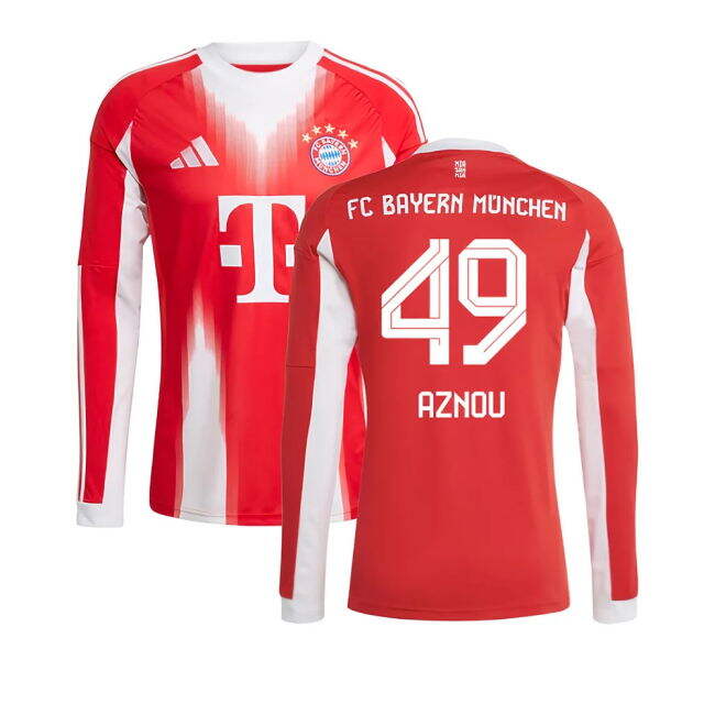 2025-2026 Bayern Munich Home Fashionable Shirt (Aznou 49)