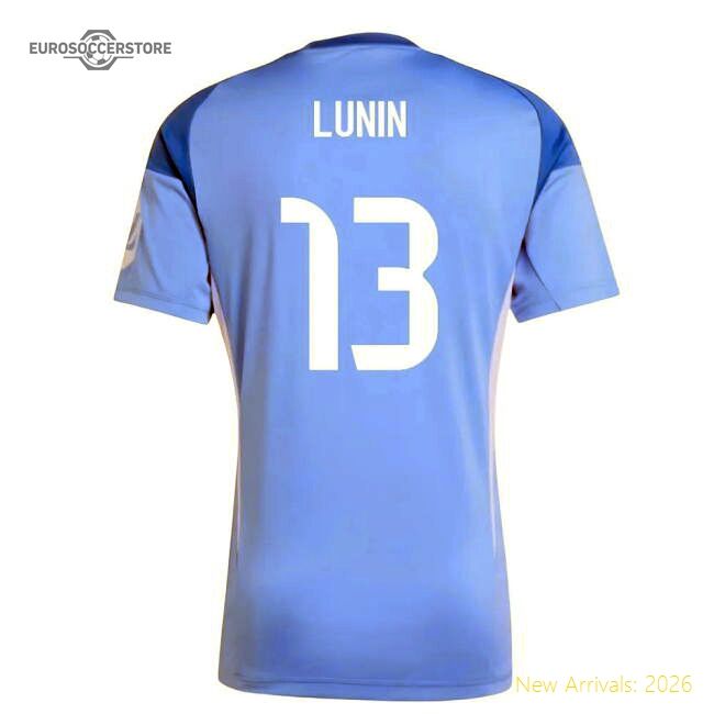 Superior 2025-2026 Real Madrid Home Goalkeeper Shirt (blue) (lunin 13)