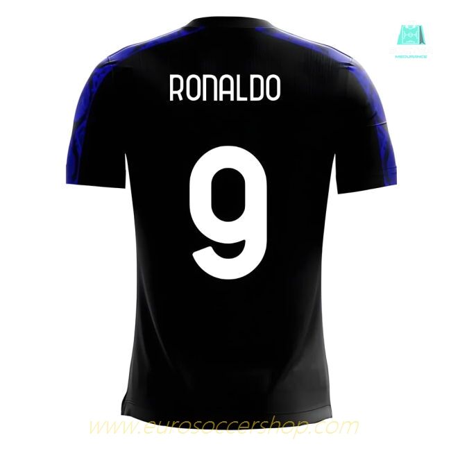 Nerazzurri Milan 2025-2026 Home Concept Football Kit (Libero) (RONALDO 9)