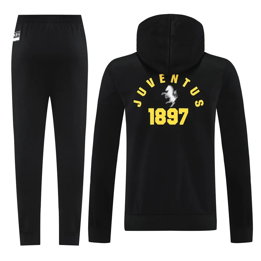 Juventus Black Hoodie Suit 202526 - Official Replica 17841