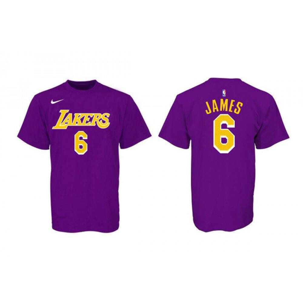 Professional Men's LA Lakers #6 LeBron Yellow Basketball Jersey