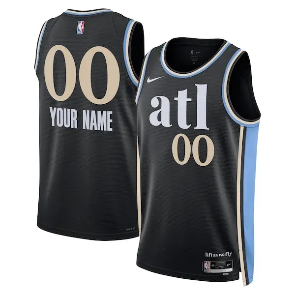Atlanta Hawks ATL Swingman Jersey - contemporary genuine - Black