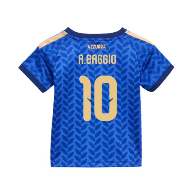 2026-2027 Italy Home Baby Kit (R.Baggio 10) Worldcup Netherlands