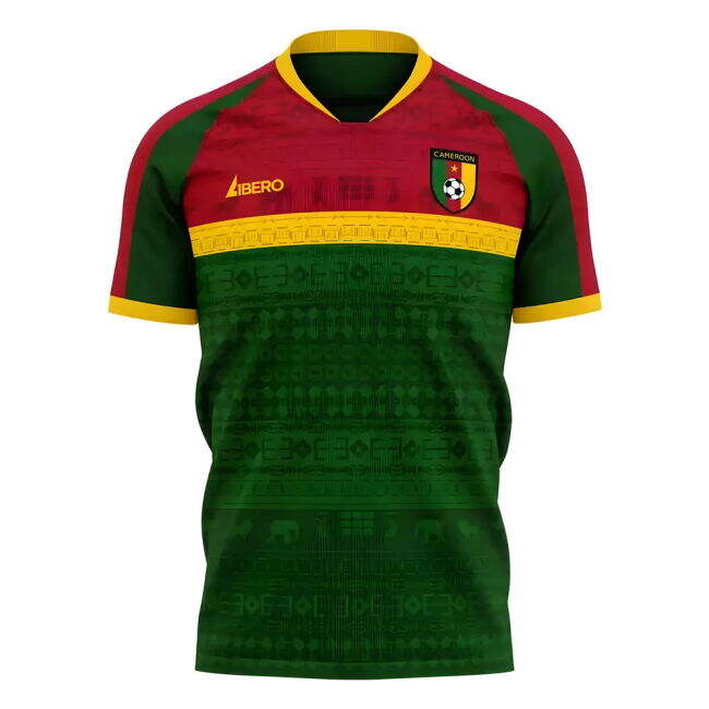 Updated Cameroon Home Team Kit 2025-2026 (Cameroon 2025)