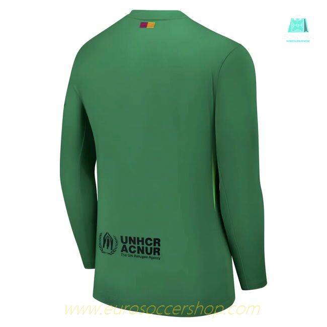 2025-2026 Barcelona Home Goalkeeper Shirt (Green)