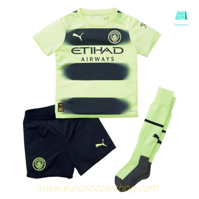2022-2023 Man City Third Mini Kit