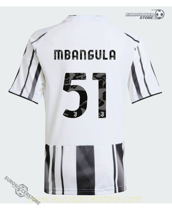 Juventus 25-26 Home Jersey with Jeep Sponsor, Featuring MBANGULA 51