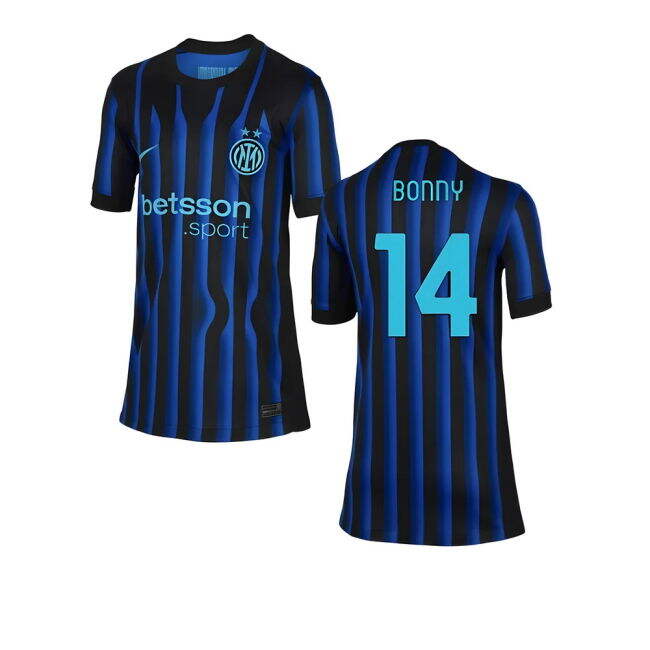2025-2026 Inter Milan Home Official Shirt (Kids) (Bonny 14)