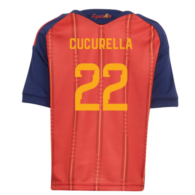 Stylish Spain 2026-2027 Spain Home Little Kids Mini Kit (Cucurella ...