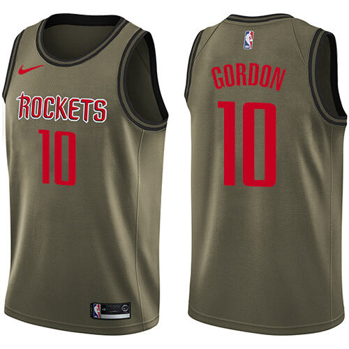 HOU Eric Gordon #10 Performance 2024 Icon NBA Swingman Jersey Green