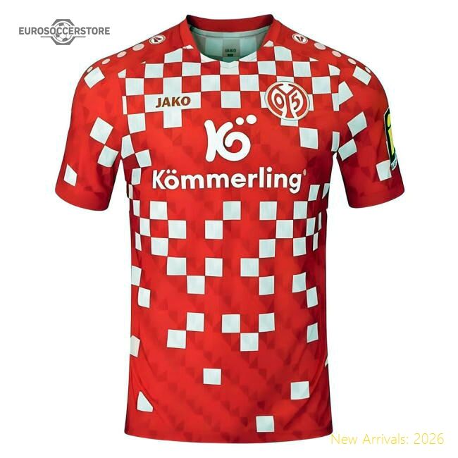 Top-Quality Genuine 2024-2025 Mainz 05 Home Shirt