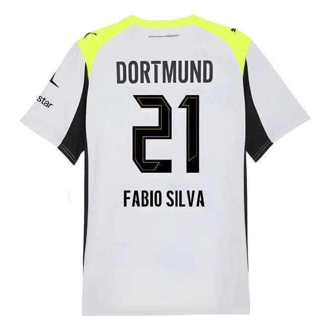 2025-2026 BVB Away High Quality Shirt (Fabio Silva 21) UV Protection