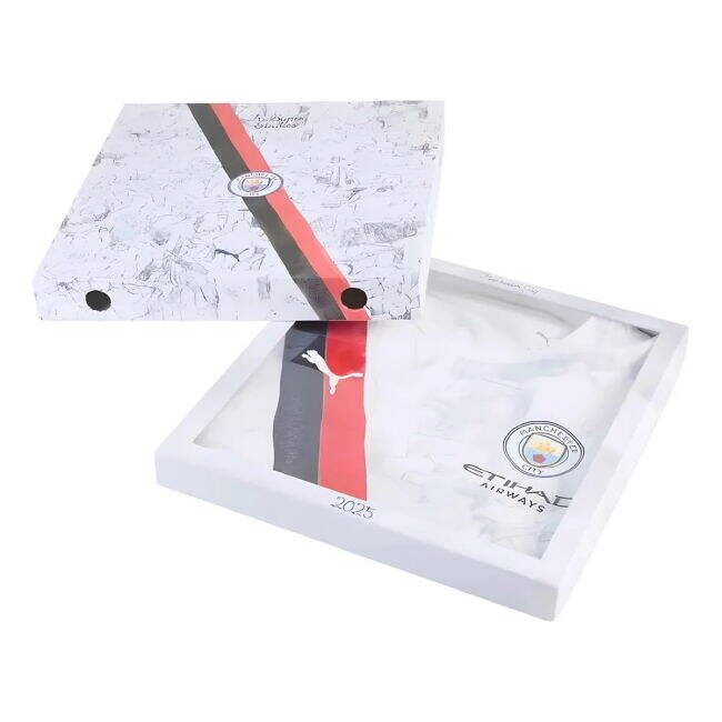 Kids Manchester City Soccer Club Fashionable Home Football Shirt (1)