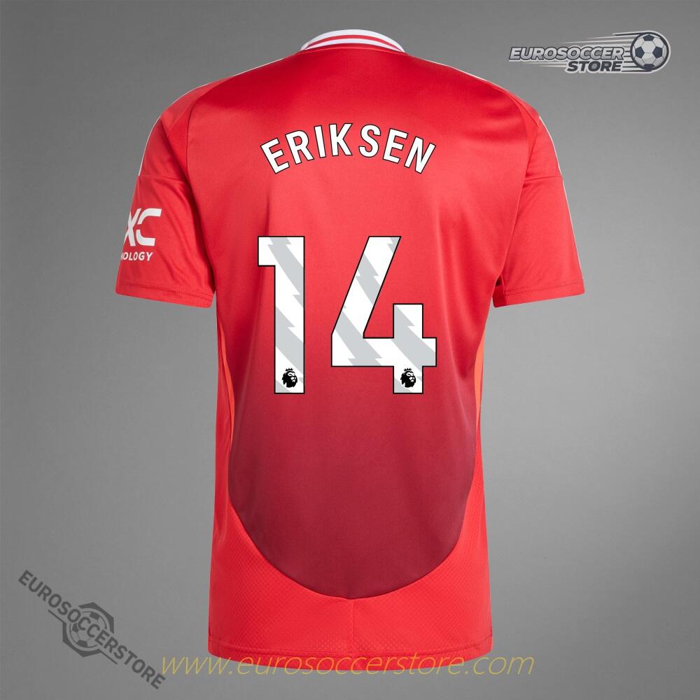 Manchester United ERIKSEN 14 Home Jersey for the 24-25 Season