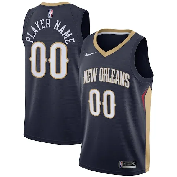 New Orleans NOP Swingman Jersey - superior fashionable - Navy