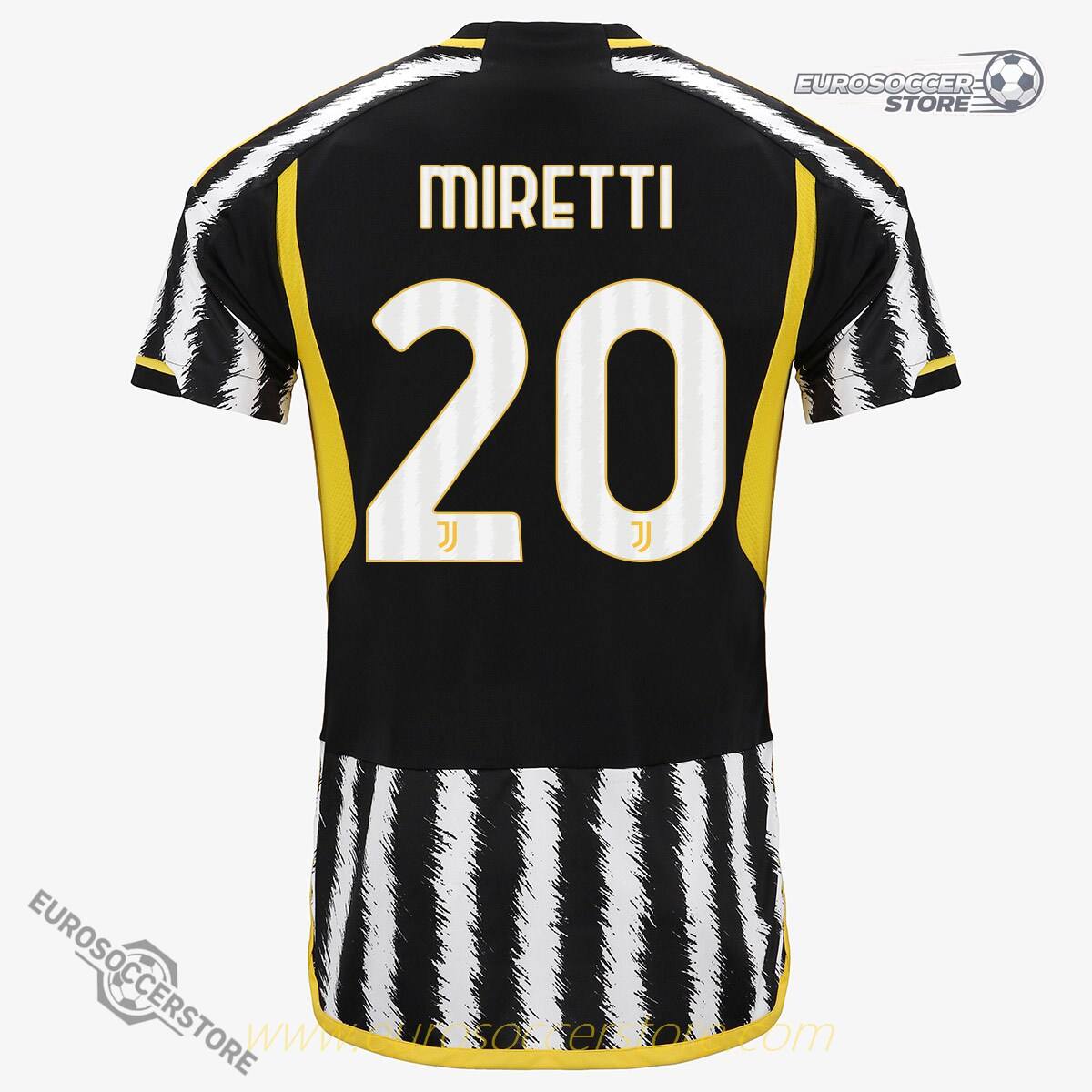 Juventus MIRETTI 2023-24 Season Home Jersey Version 20
