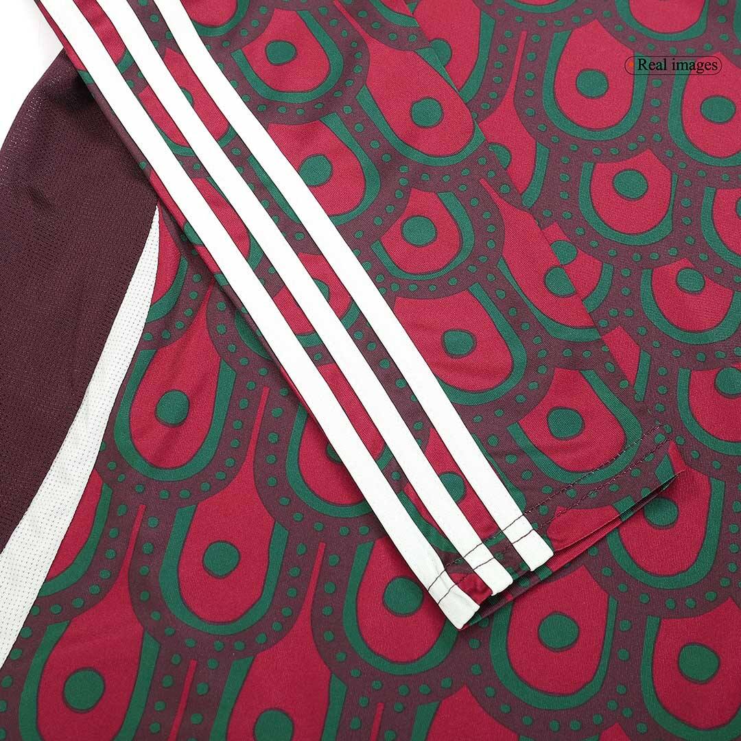 Men's Mexico Home Long Sleeve Soccer Jersey Copa Am¨¦rica 2024Authenti