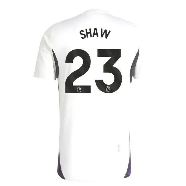 Loyal Football Man Utd Training Jersey White Shaw #23 Superior Cra...