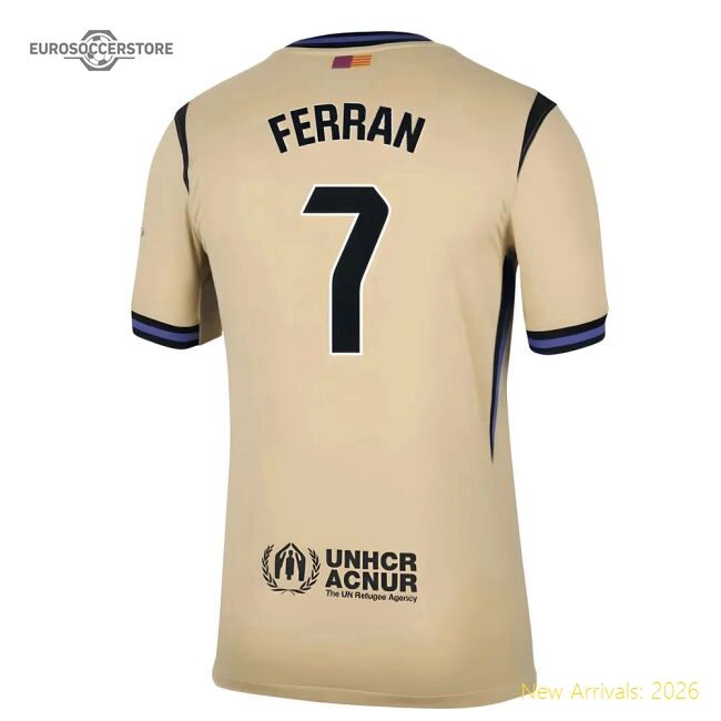 Fan-Favorite Performance 2025-2026 Barcelona Away Shirt (Ferran 7)