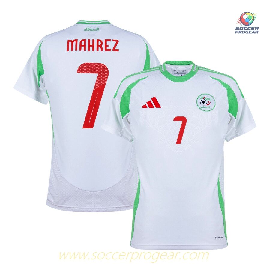Algeria Home Kids Team Jersey 2024-2025 Collection Season Mahrez