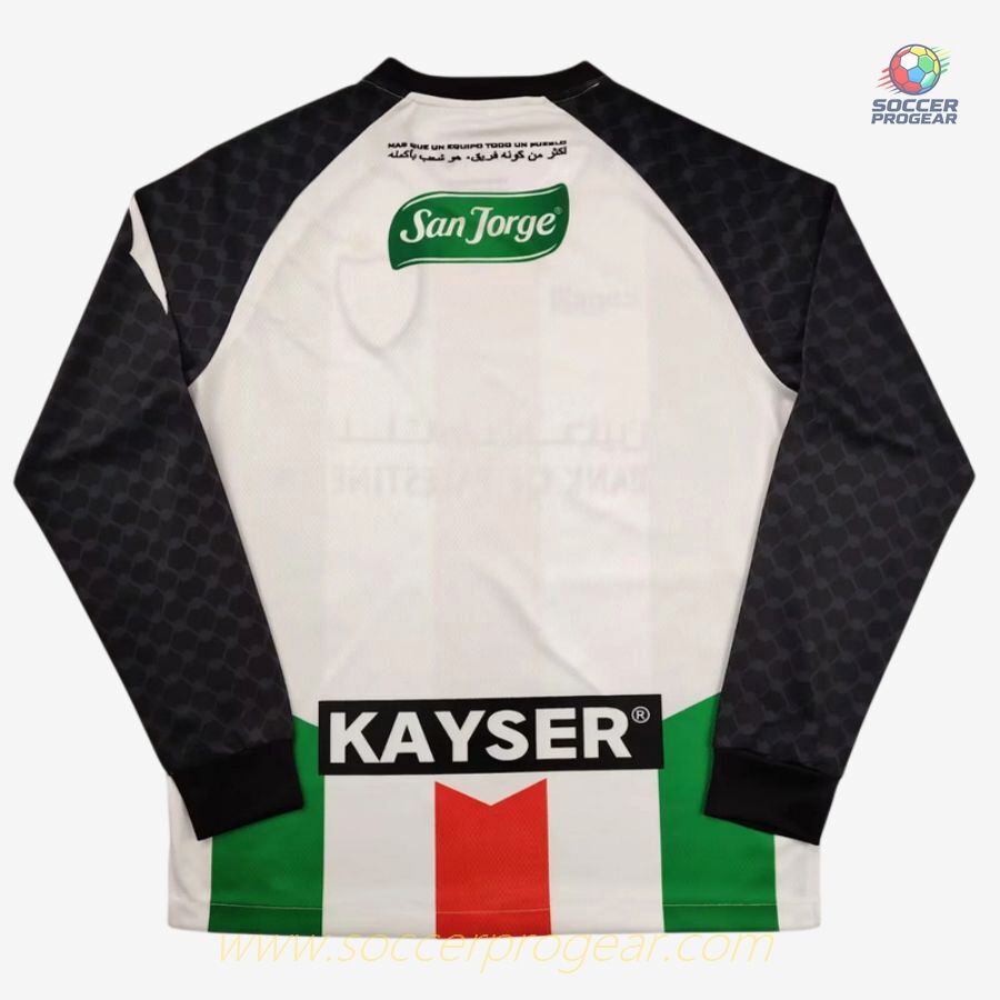Palestine CL 2025 Edition 2026 Home Long Sleeve Soccer Shirt