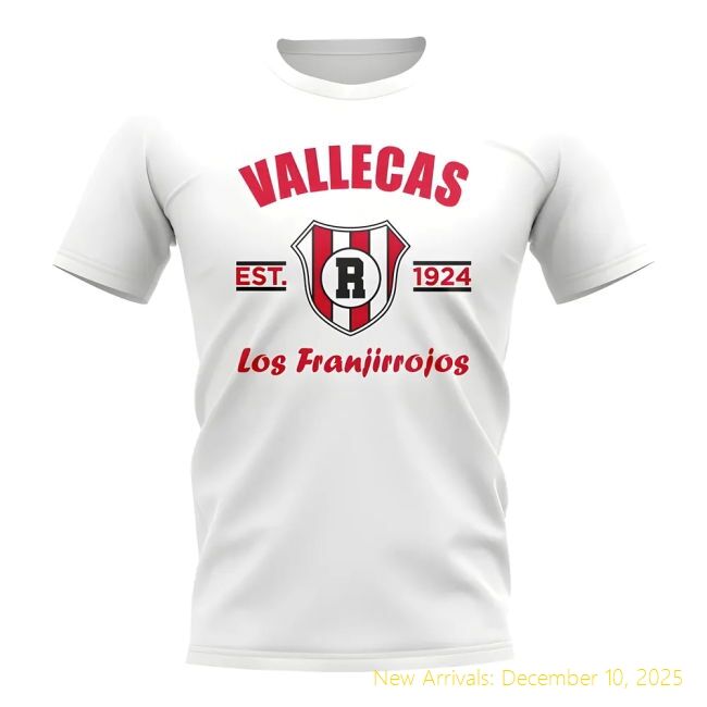Rayo Vallecano Established Football T-Official Shirt (White)