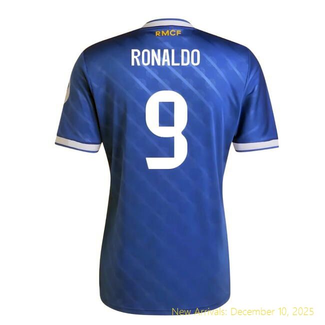 Ronaldo Real Madrid (rm) Third - Official Edition - Football Fashion