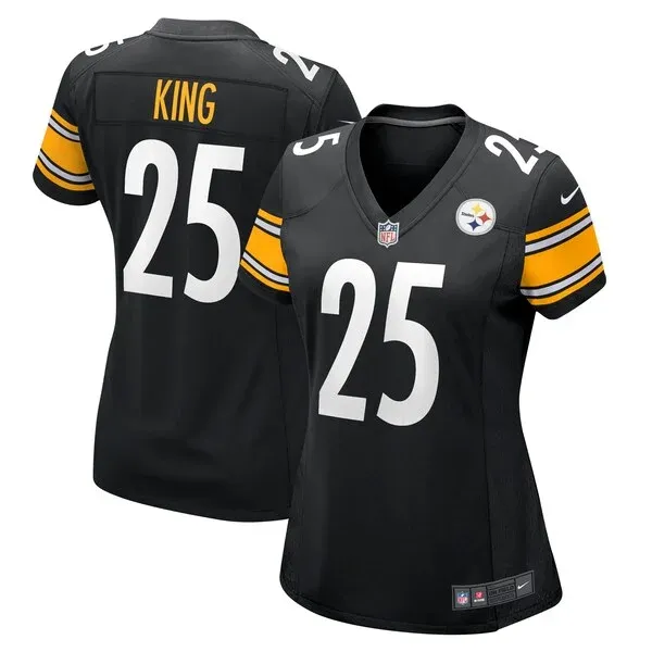High-Quality PIT Steelers Game Jersey - Black | NFL Fan Apparel