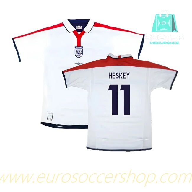 England Home Shirt (Heskey 11)
