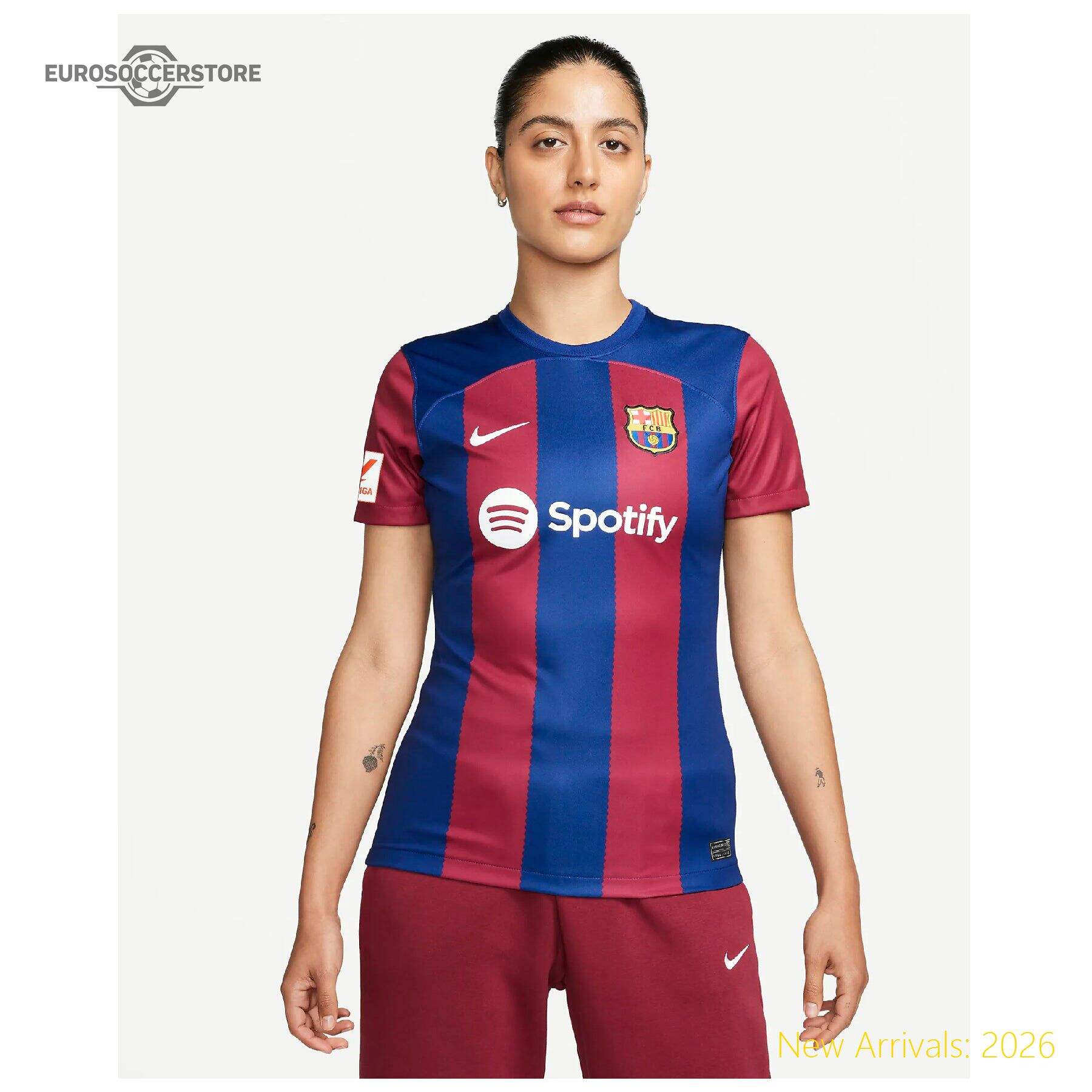 Fashionable Women Bar Team Home High-quality Jersey 2023
