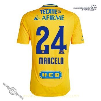 Tigres UANL 24-25 Season Home MARCELO 24 Jersey