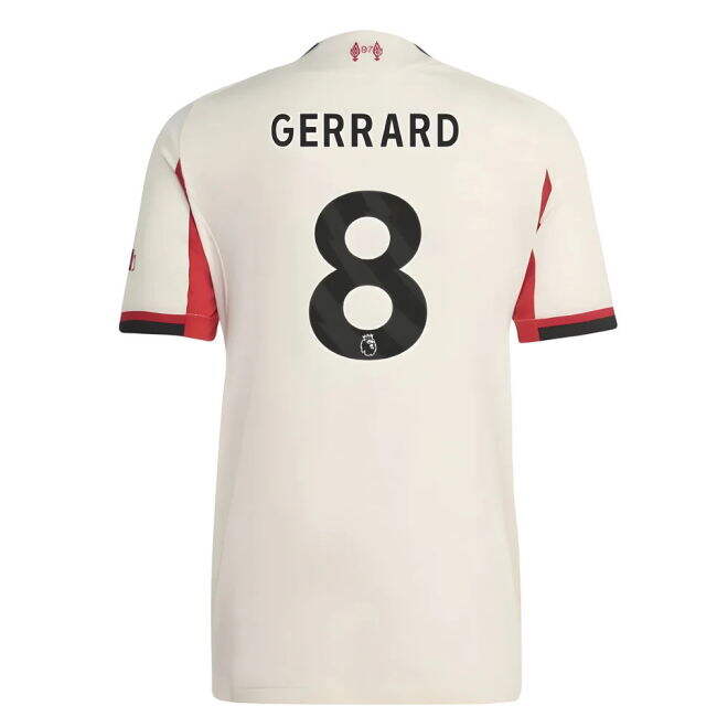 2025-2026 Liverpool Authentic Away Shirt (Gerrard 8) (Match Day)