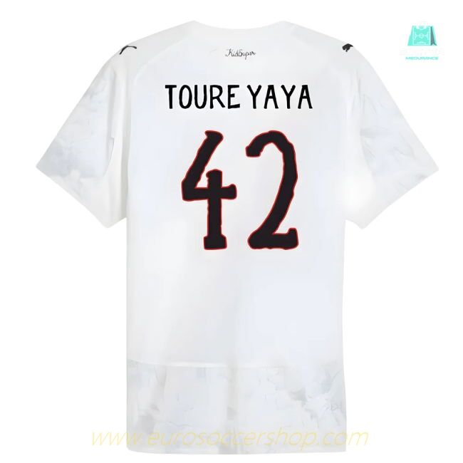 2025-2026 KIDSUPER x Manchester City CWC Authentic Shirt (White) (Toure Yaya 42)