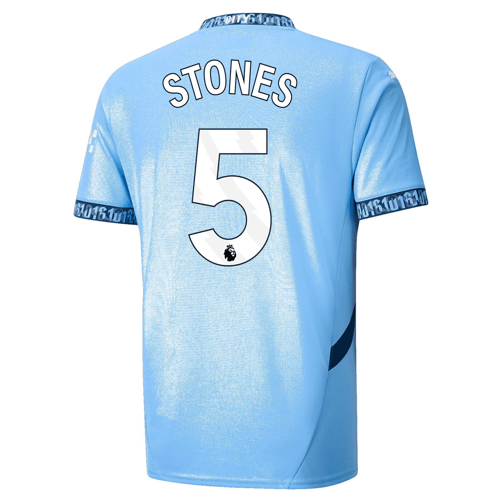 John Stones' 5th Manchester City Home Jersey for the 24-25 season