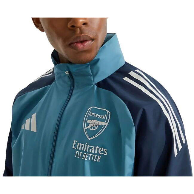 2025-2026 Arsenal Allweather Jacket (Blanch Blue)