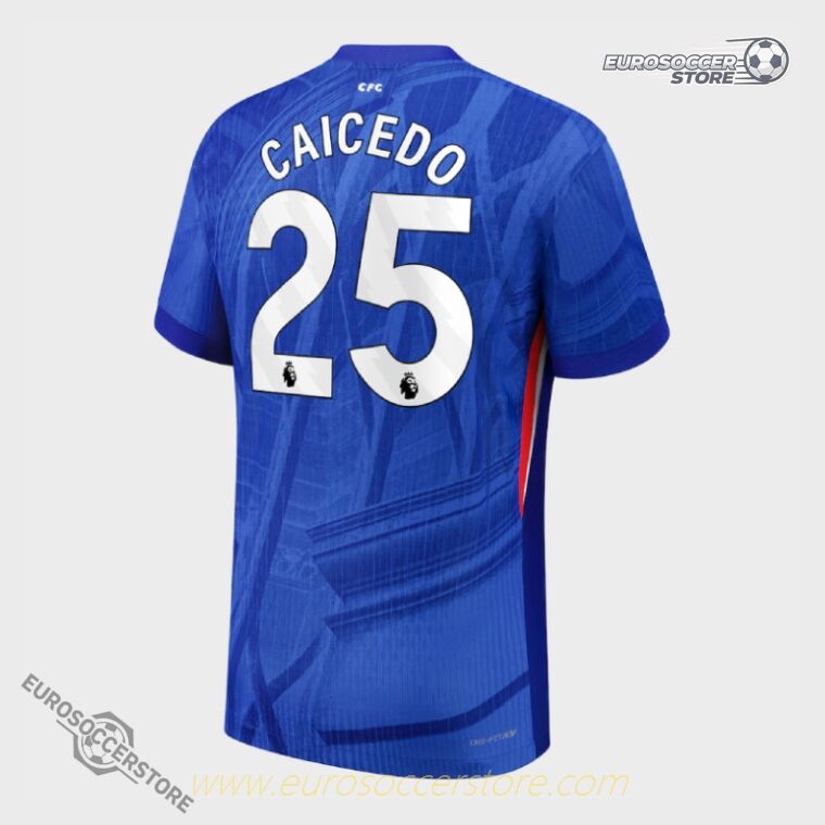 Chelsea 25-26 Home Jersey CAICEDO #25 (Player Version)
