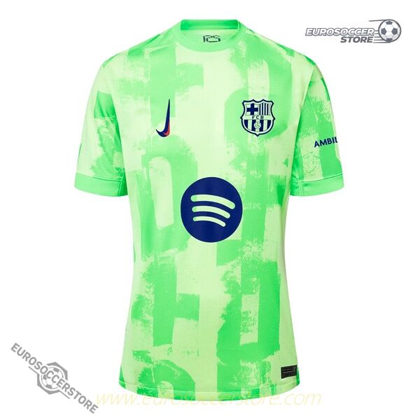 Barcelona's 24-25 Third Jersey Featuring New Spotify Logo