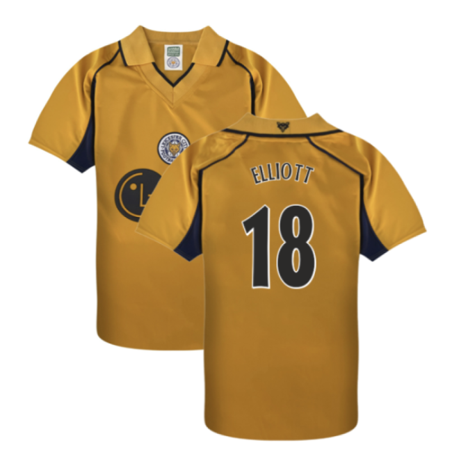 Durable Material Intense Leicester Away Retro Shirt Elliott #18 Fr...