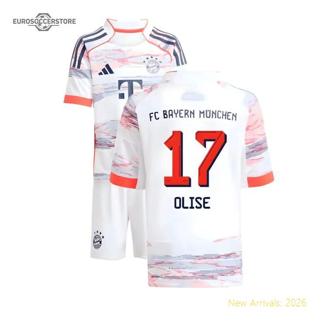 2025-2026 Bayern Munich Away Mini Kit (olise 17) - Fantastic Value
