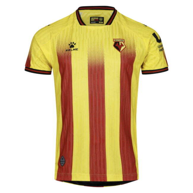 2025-2026 Watford Premium Home - Retro Match Quality - Perfect Fit