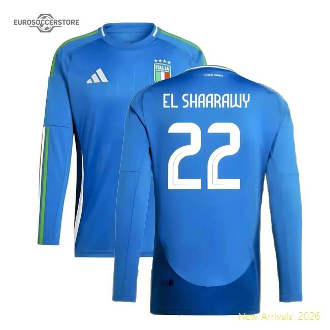 Durable European Team 2024-2025 Home Long Sleeve Shirt Slim Breathability