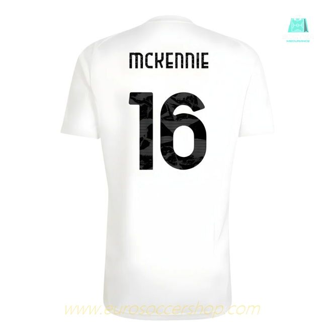 2025-2026 Juventus Training Tee (White) (McKennie 16)