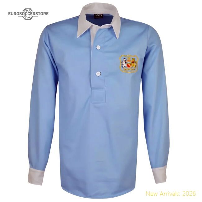 Official Manchester City 1940s-1950s Retro Shirt - Premium Quality