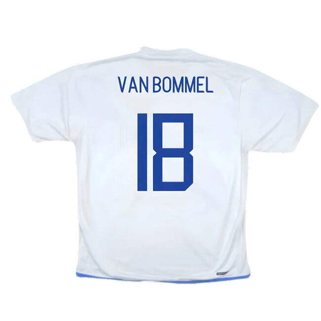 Holland National Team Sleek Away Soccer Jersey (Van Bommel 18)