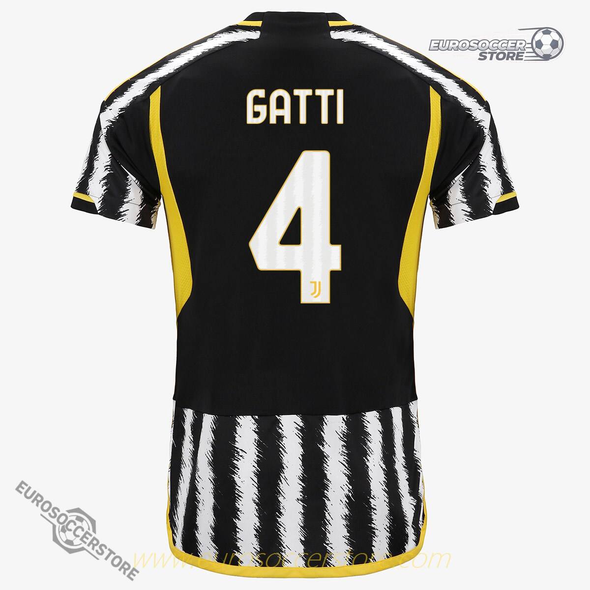 Juventus GATTI 4 Home Jersey for the 23-24 Season