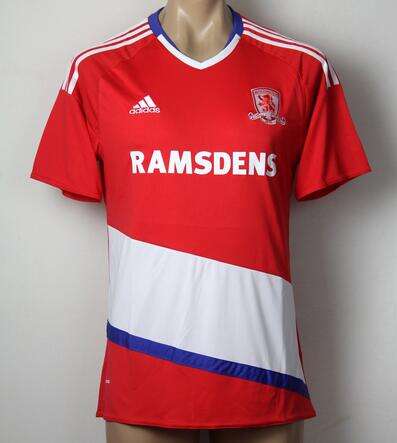 Middlesbrough Home 201617 Soccer Jersey Shirt - Official Replica 22730