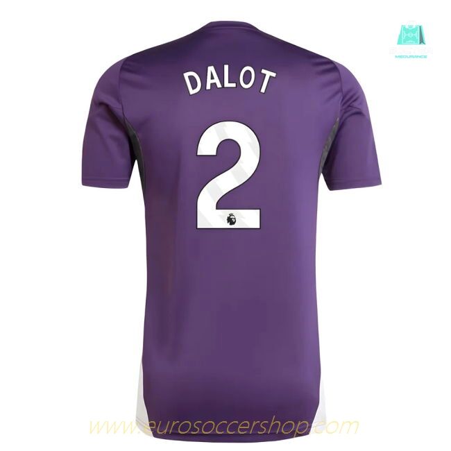 2025-2026 Man Utd Training Jersey (Aurora Plum) (Dalot 2)