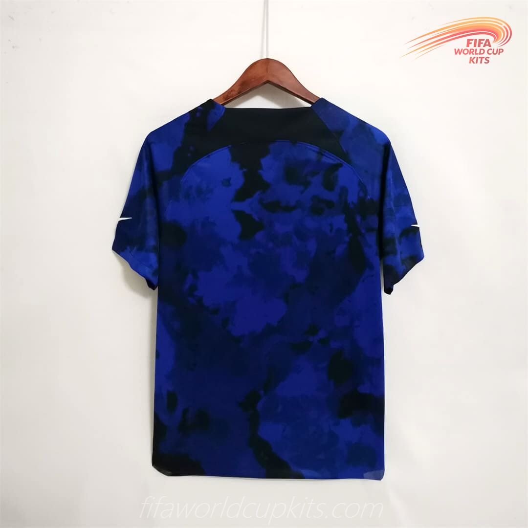 USA 2022 World Cup Away Dark Blue Football Kit