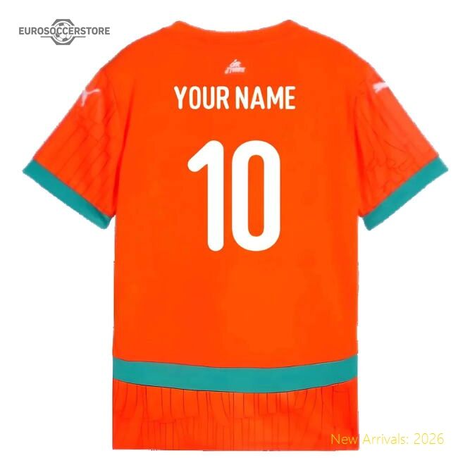Ivory Coast 20242025 Home Official Jersey Moisturewicking